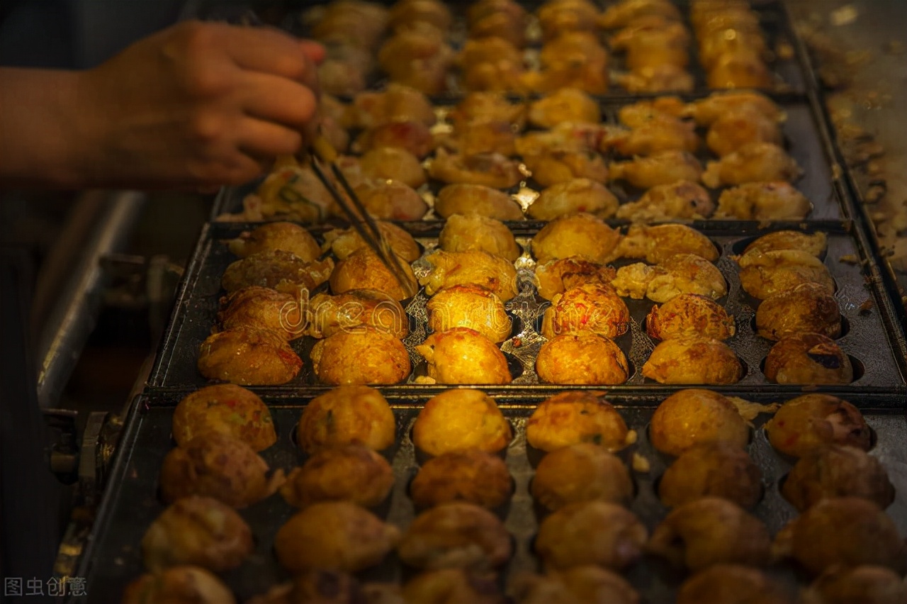 日本章鱼小丸子正宗做法,日本章鱼小丸子