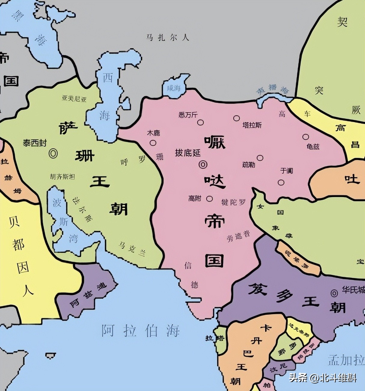 从秦朝到南北朝的世界格局演变：中国在西汉中期成功登顶世界第一