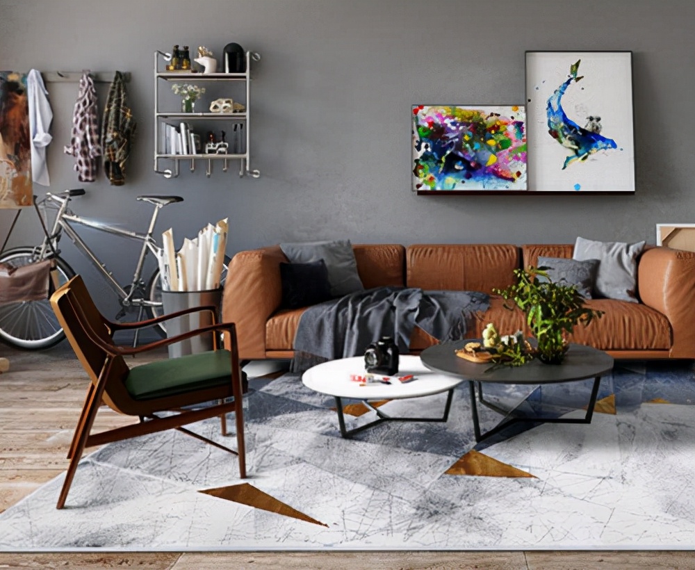 创意图案地垫,可裁剪入户创意地垫