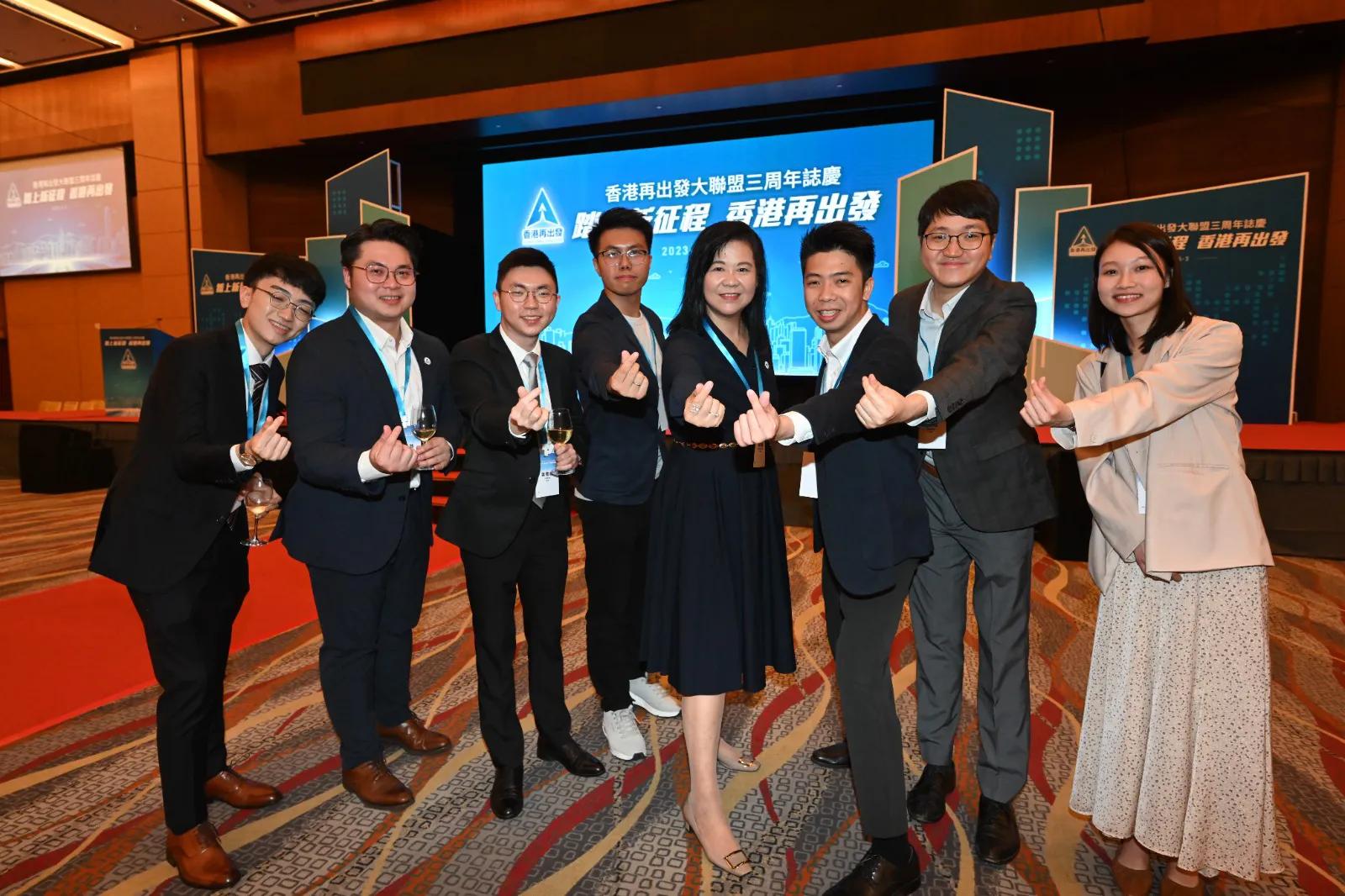 香港再出发大联盟成立3周年志庆酒会梁振英：工作进入快车道