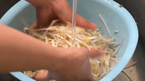 清炒胡萝卜拌绿豆芽最好吃做法,胡萝卜炒绿豆芽的做法