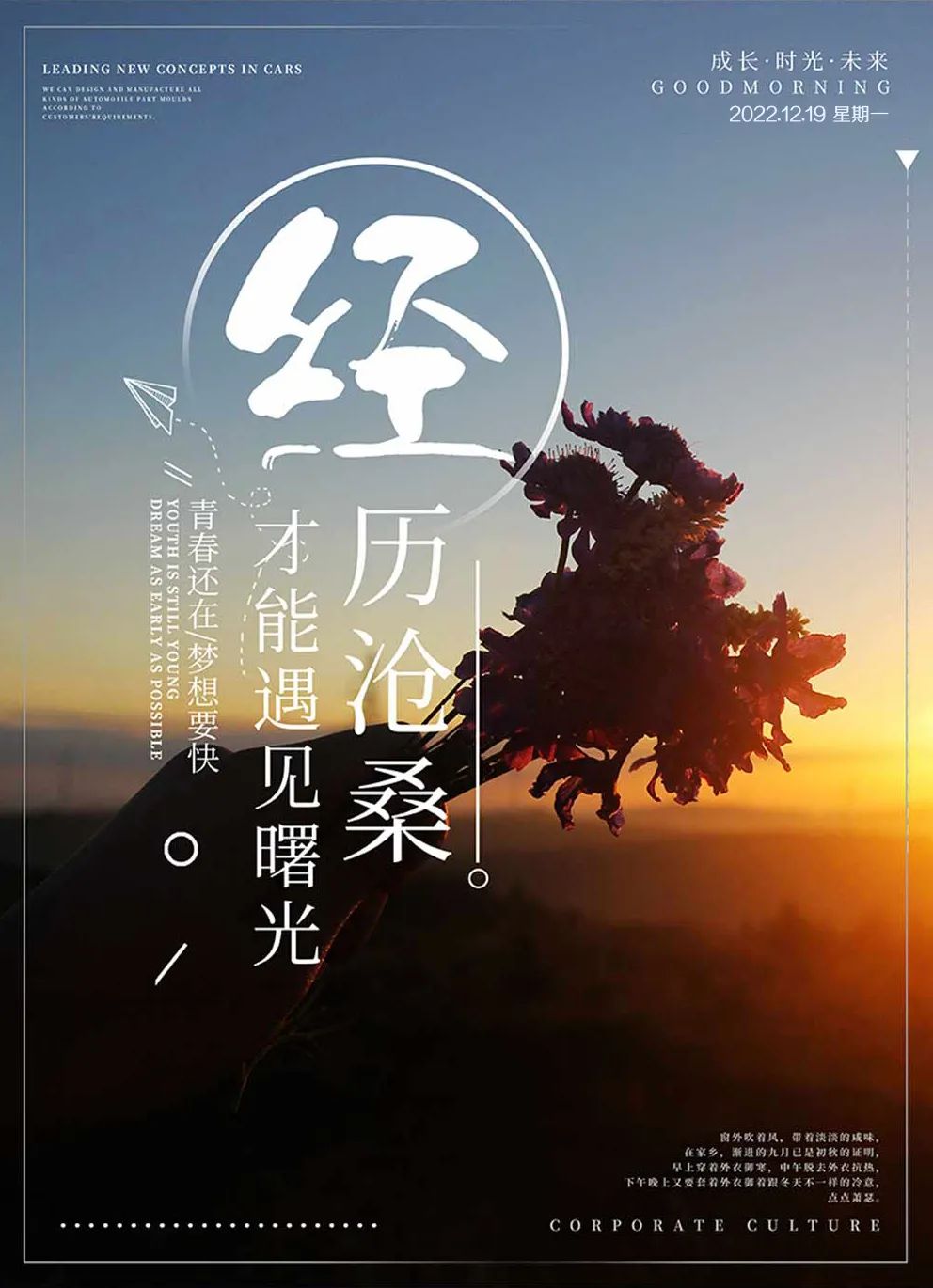 12月14日早安励志正能量语录,12月18日早安经典语录句子