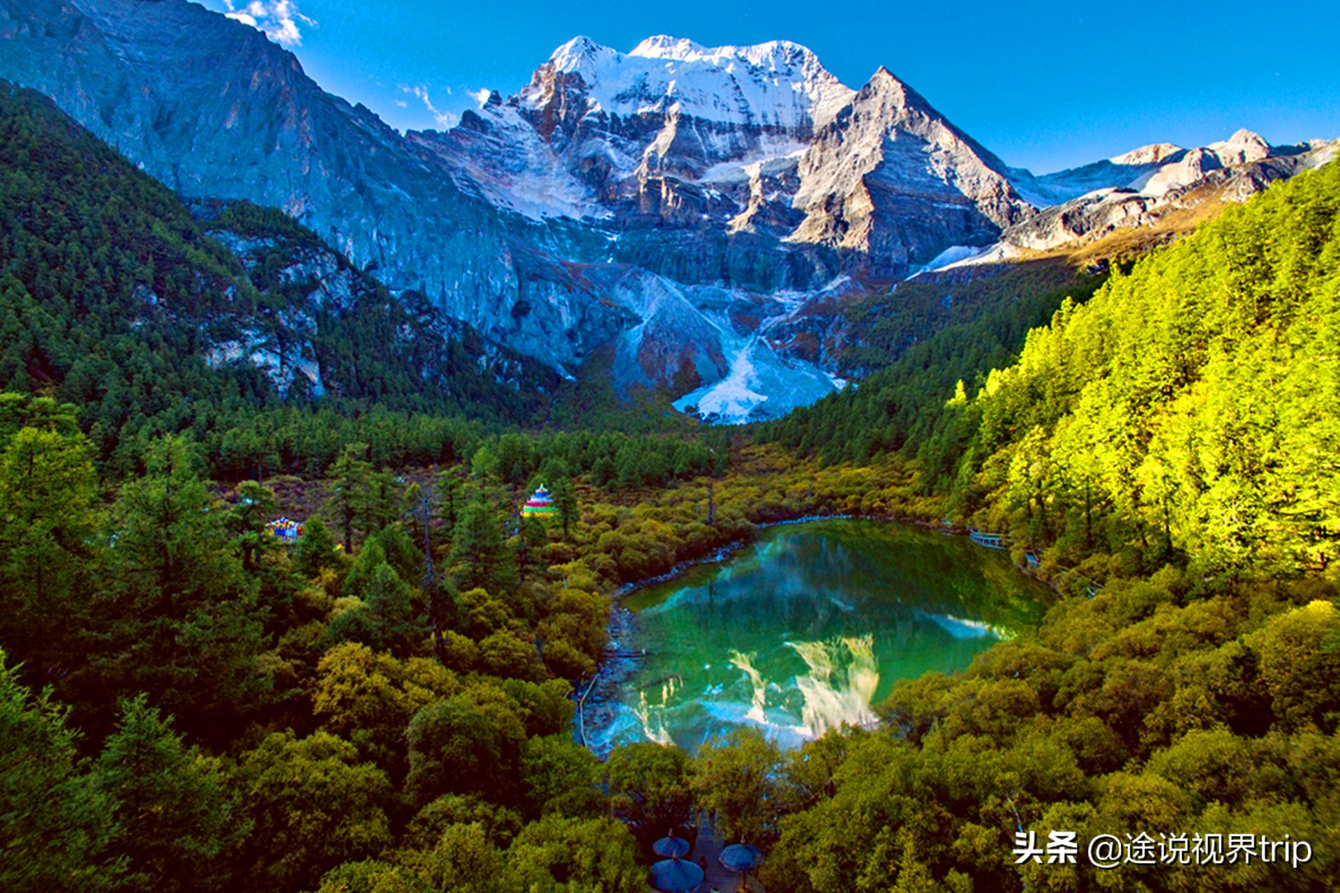 川西之旅稻城亚丁美如仙境,此生一定要去一次普陀寺