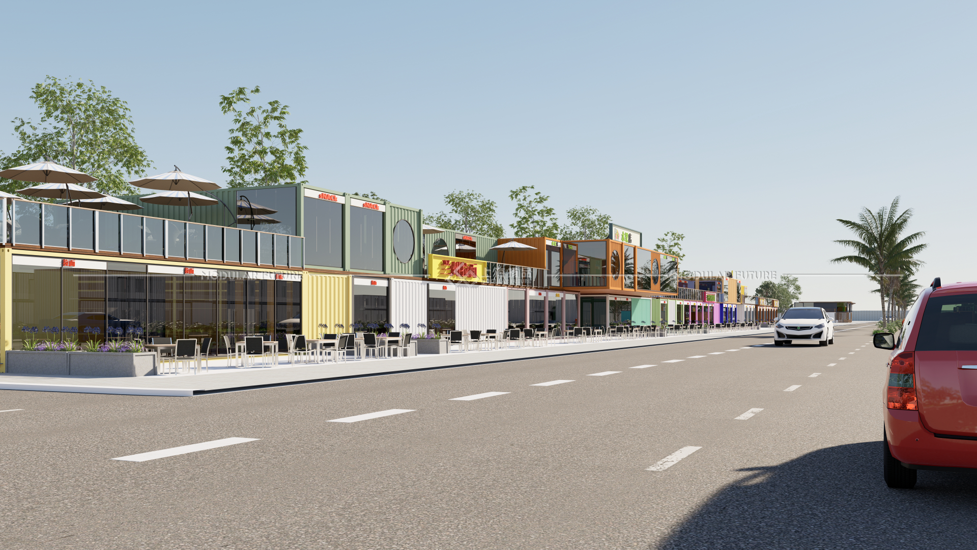 集装箱打造特色网红商业街，新型商业模式一起了解一下吧~