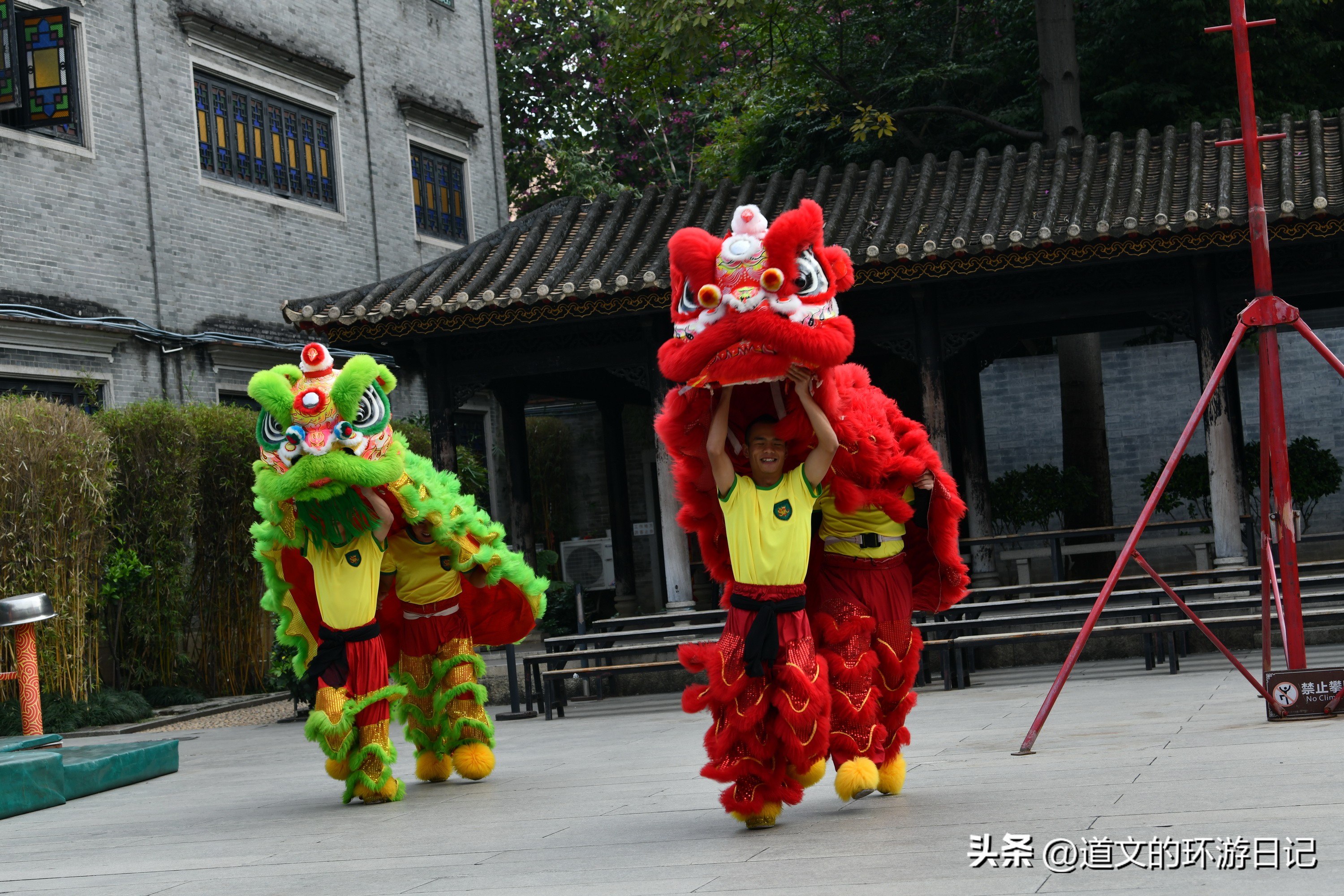 佛山黄飞鸿舞狮表演在哪里看,佛山黄飞鸿纪念馆舞狮表演感悟