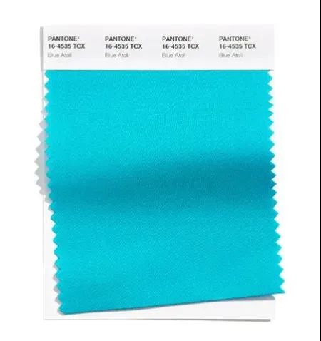 2023年流行色孔雀蓝,2022年春夏五大流行关键色