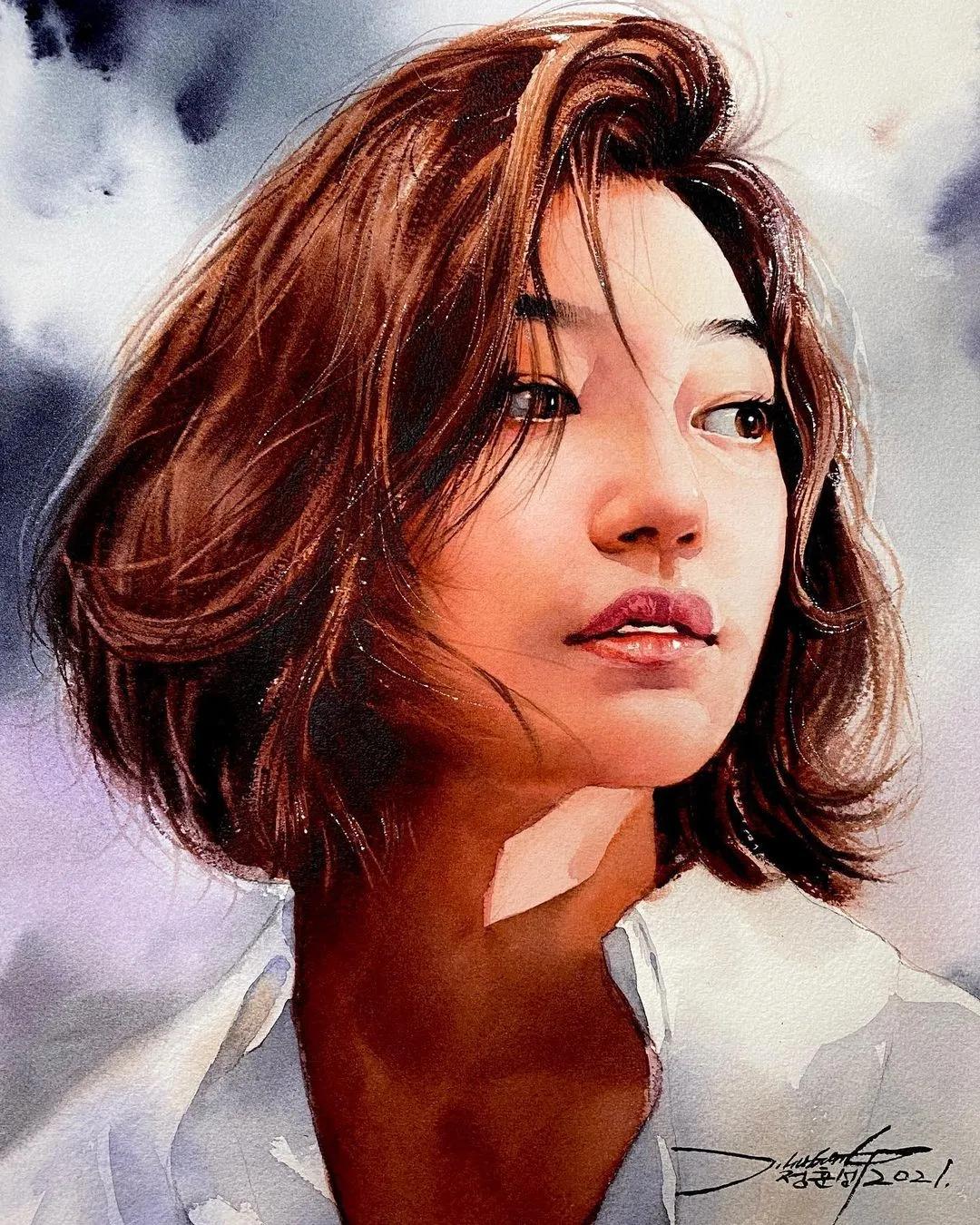 美得让人窒息的水彩,超级惊艳的水彩