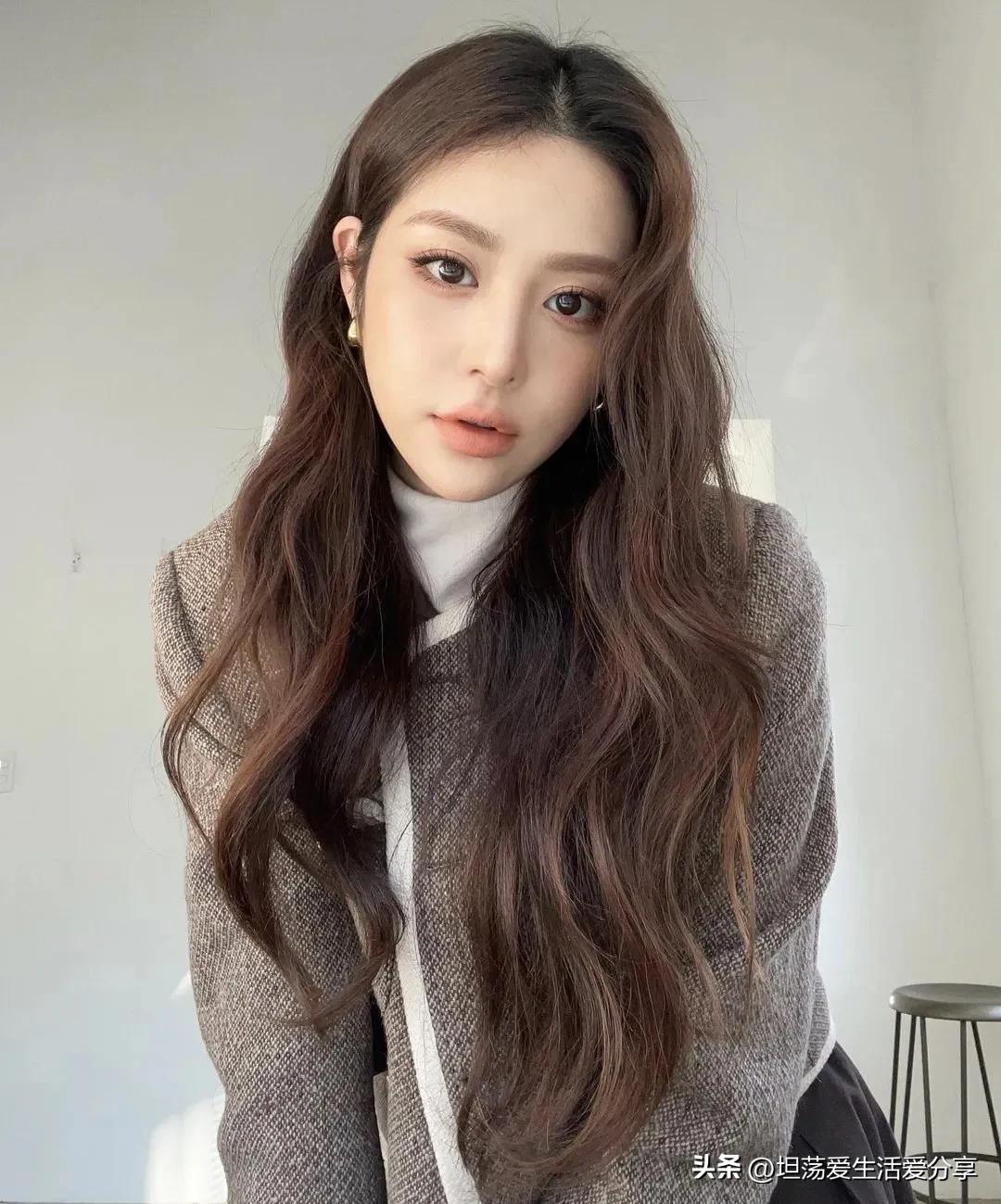 长发空气八字刘海,长发空气刘海适合的发型