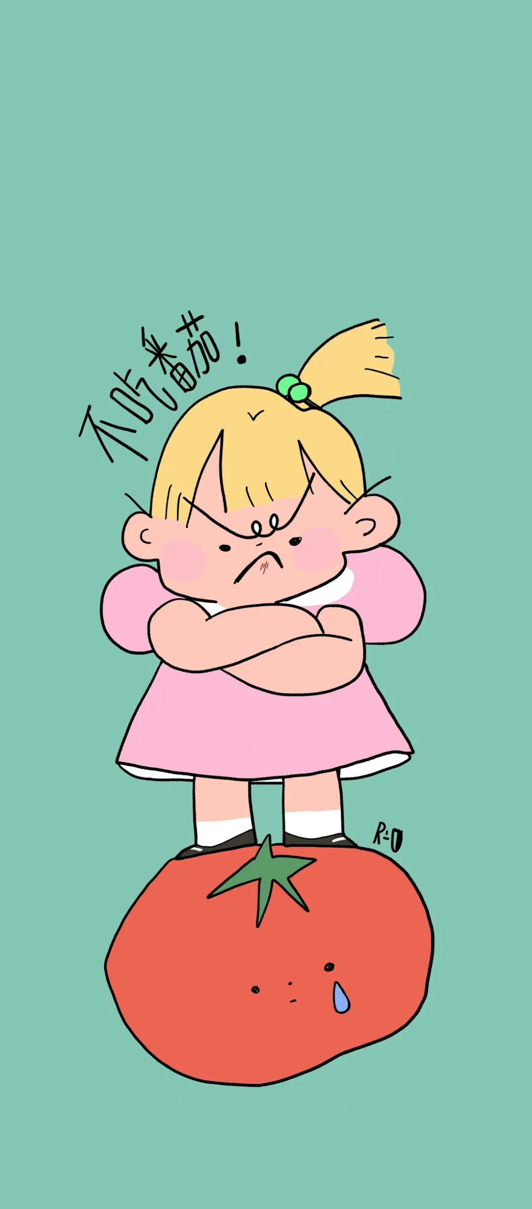 可爱的卡通男女背景,女生聊天背景可爱卡通