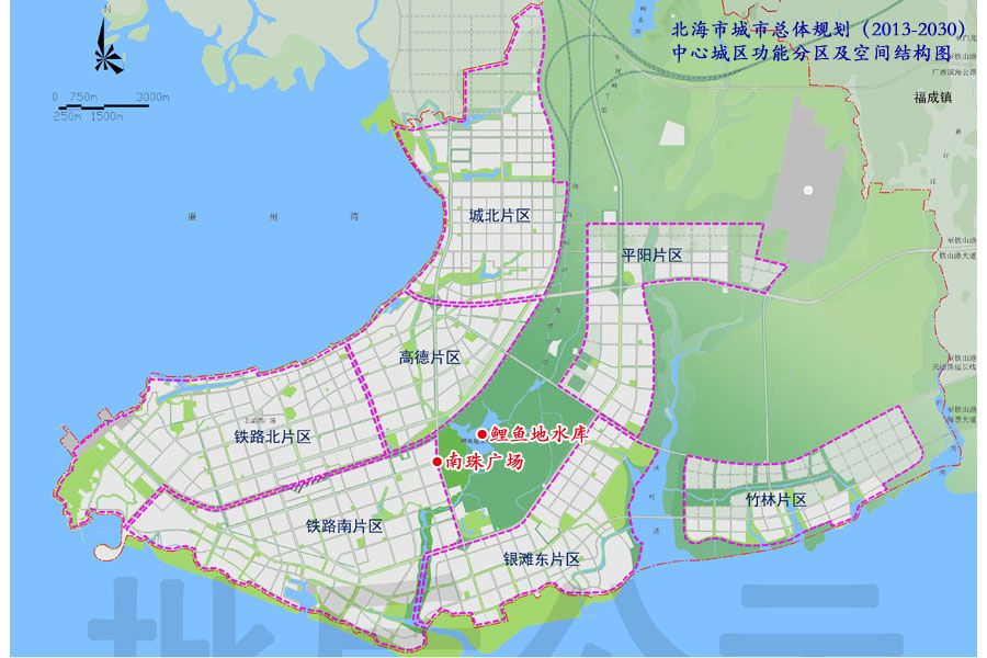 北海新世纪大道南延线最终规划图,2021北海要修通的道路有哪几条