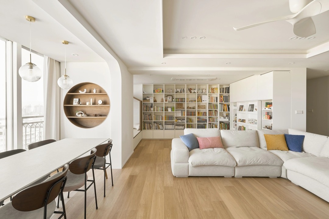 沙发后面没得靠空间该怎么设计,沙发不靠墙怎么设计才好看