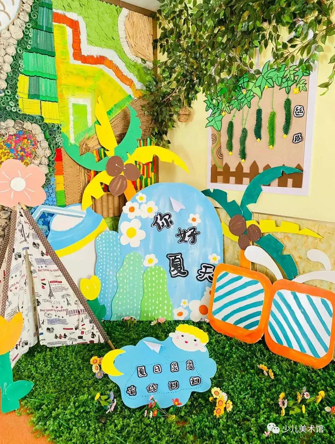 2021年元旦环创幼儿园手工简单,幼儿园春姑娘手工制作环创