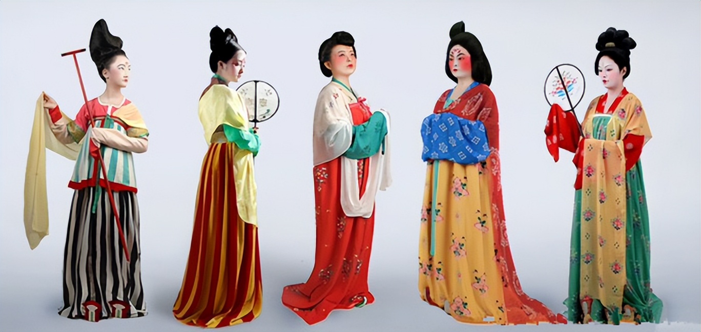 唐朝仕女服饰纹样有哪些,唐朝女装风格上有什么特点