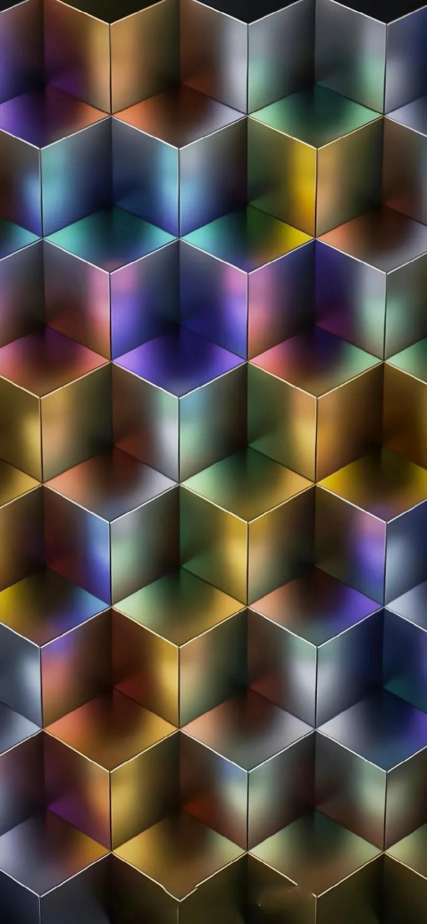 小米几何超级壁纸,高清3d壁纸动态立体