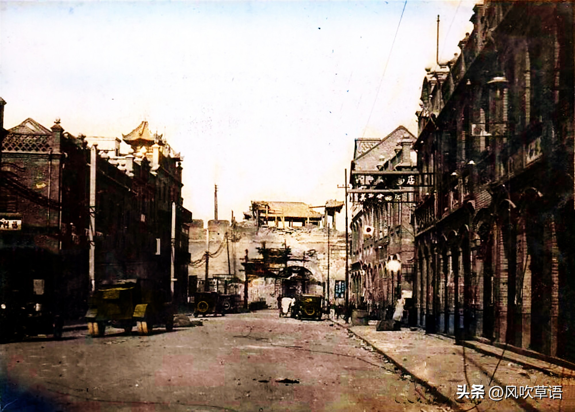 日军济南惨案真实影像,日军侵占济南老照片