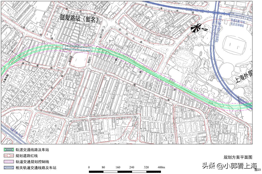 上海19和20号线虹口规划,上海19号线虹口段地铁线路图