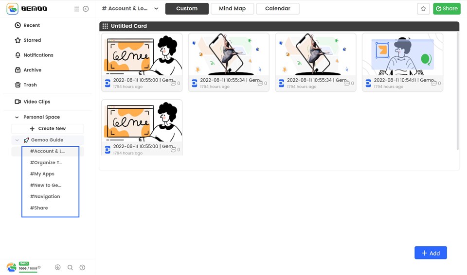 学用系列｜Gemoo，录屏+截图+思维导图，可视化管理我们的交流