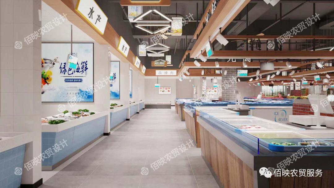 智慧农贸市场摊位的优势,农贸市场海鲜摊位鱼缸布局