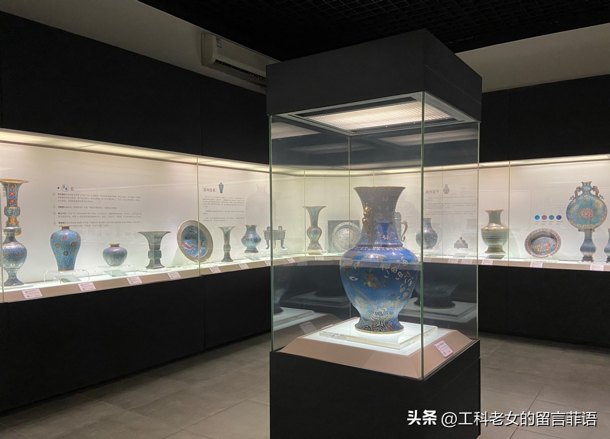 清代景泰蓝花卉瓶底款大全,北京观复博物馆景泰蓝工艺画