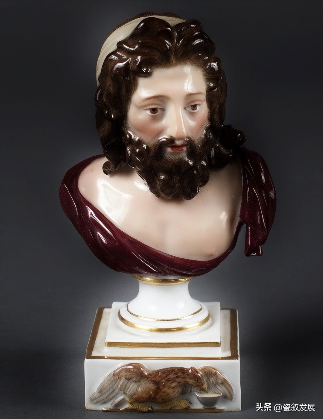 欧洲瓷器之祖-梅森Meissen制瓷厂-古代希腊众神半身像系列