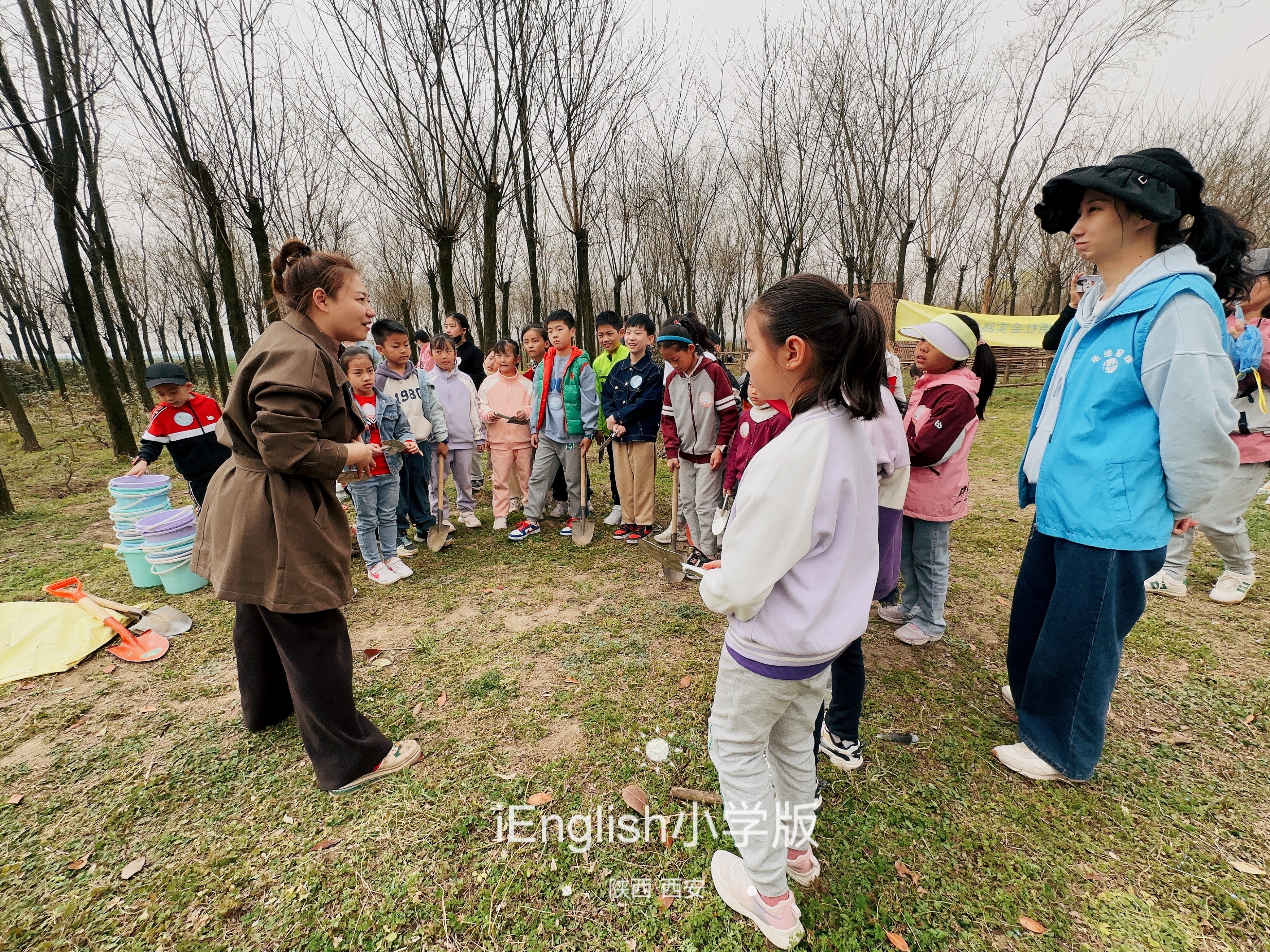 植树节iEnglish双语社会实践系列活动在西安成功举办