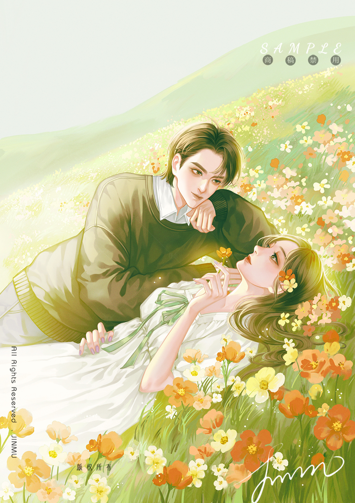 好甜呐,这位插画大大也太会了吧!缺情头的快来收藏啦