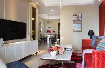 第一眼就很惊艳的电视背景墙,招财电视背景墙