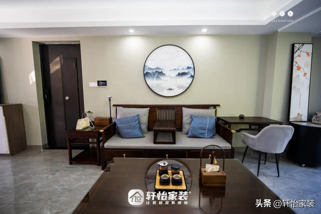 轩怡实景|DNA觉醒！这套新中式就没不想存的图