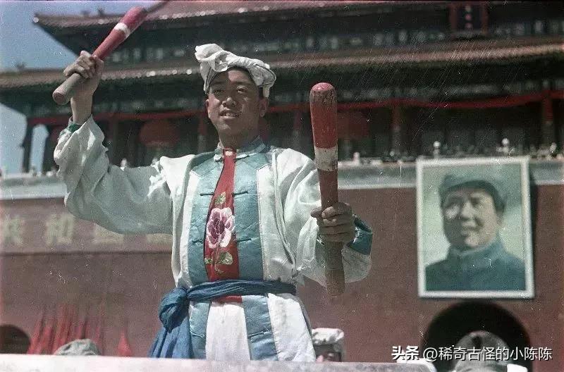 1949年开国大典高清彩色老照片,1949年开国大典珍贵彩色影像