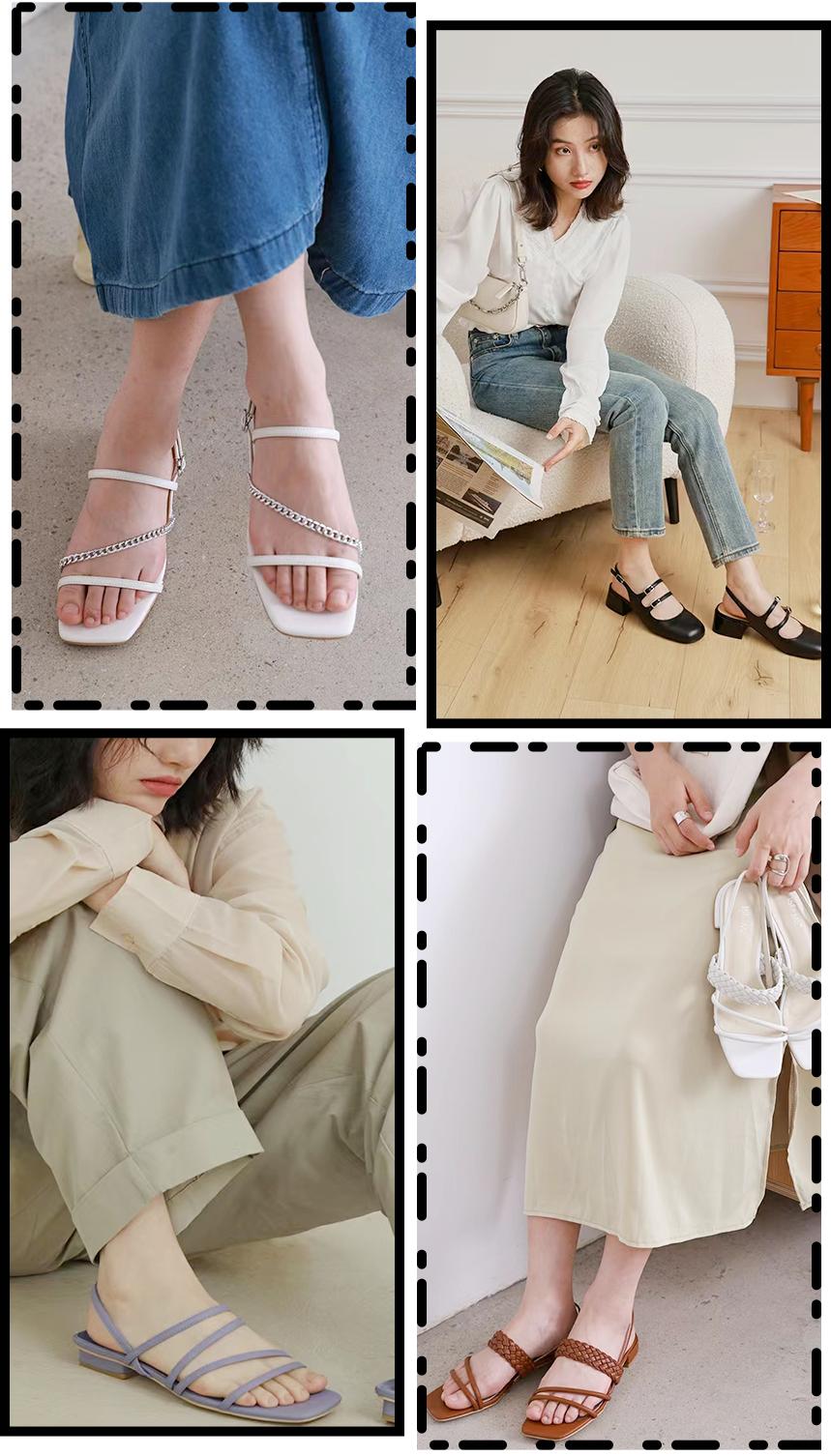 宽胖脚显瘦的凉鞋,拼多多凉鞋店铺推荐学生党