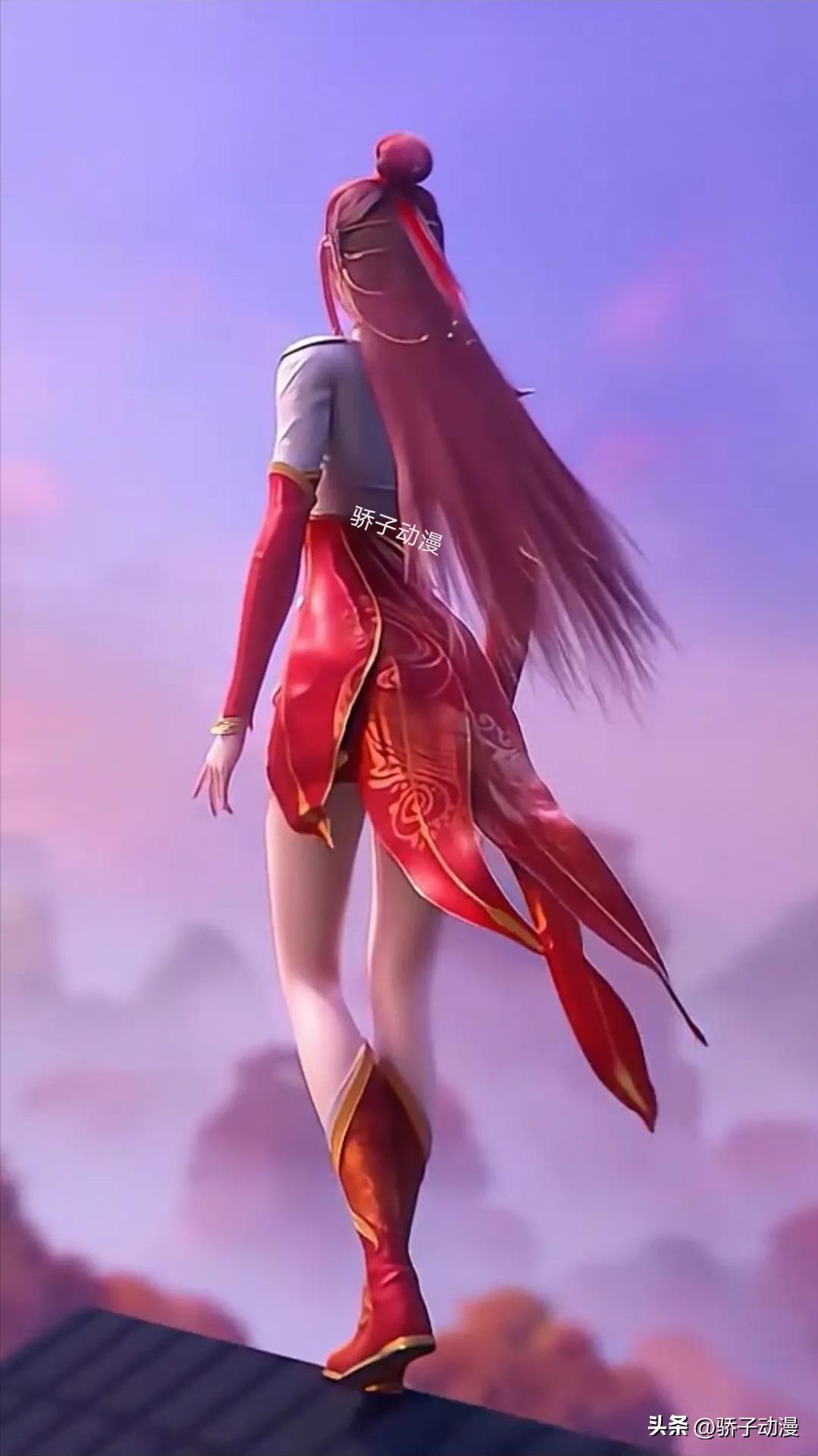 国漫美女背影,史上最漂亮的国漫女神