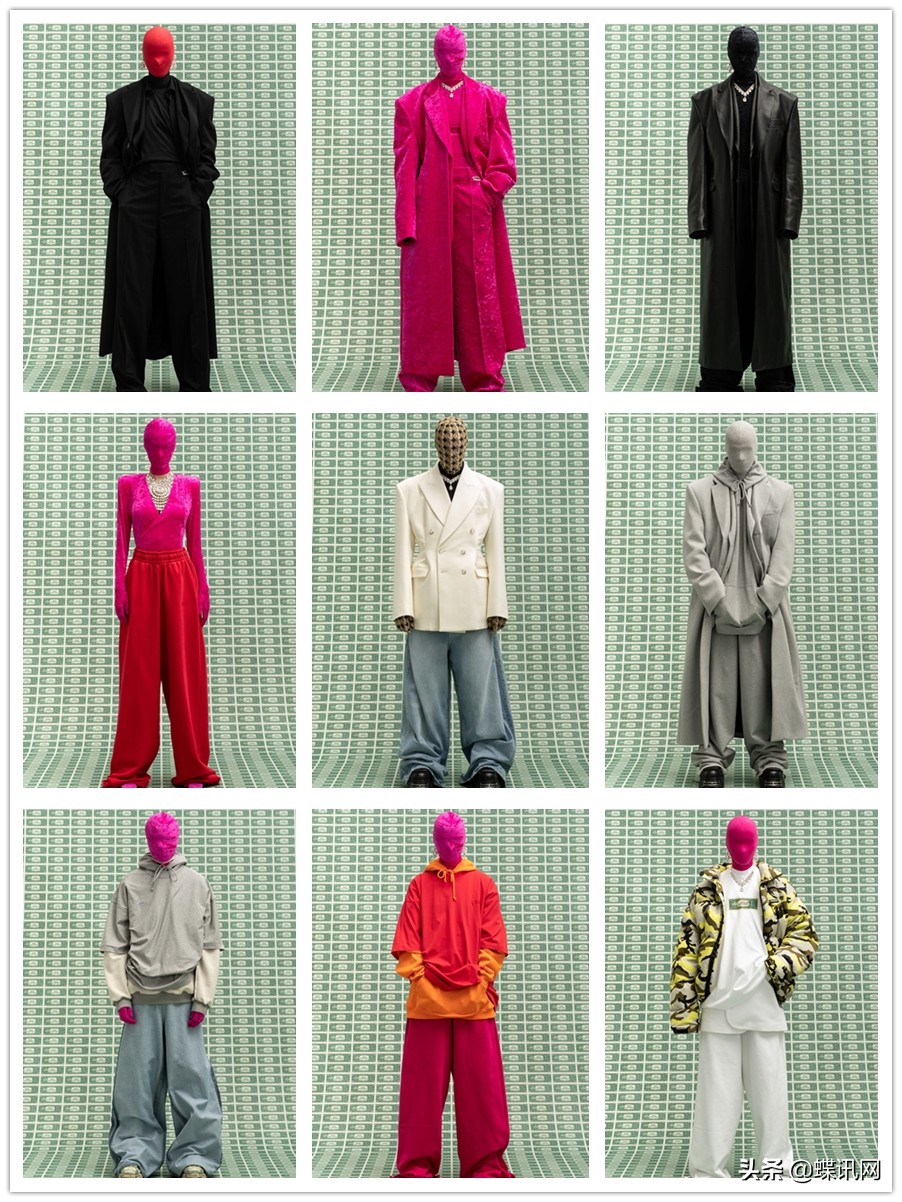 蒙面健美造型,卡戴珊穿vetements红色卫衣