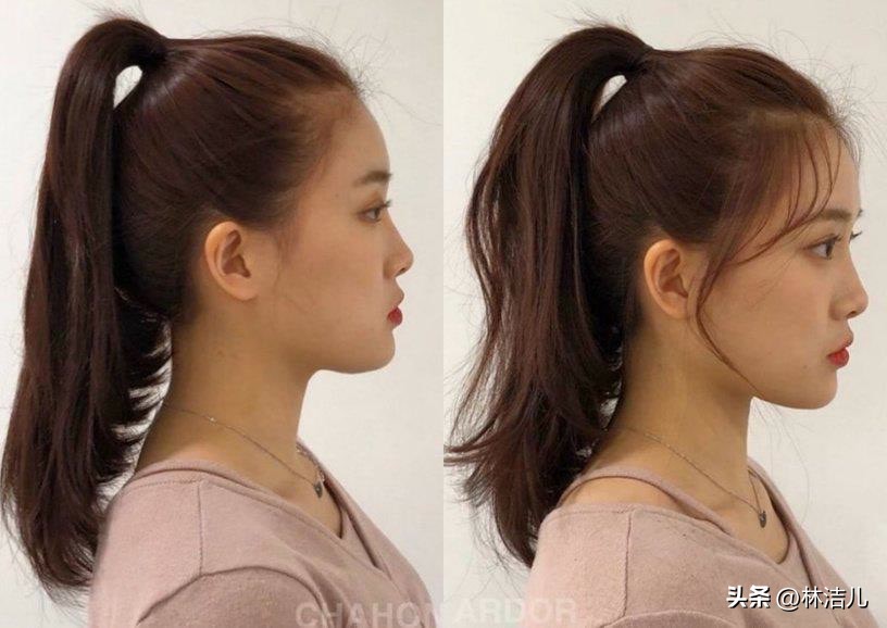 杨幂蓬松高马尾教程,杨幂双马尾编发教程刘诗诗