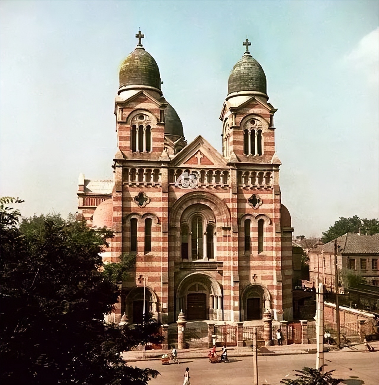 天津海滨区老照片,天津旧景照片