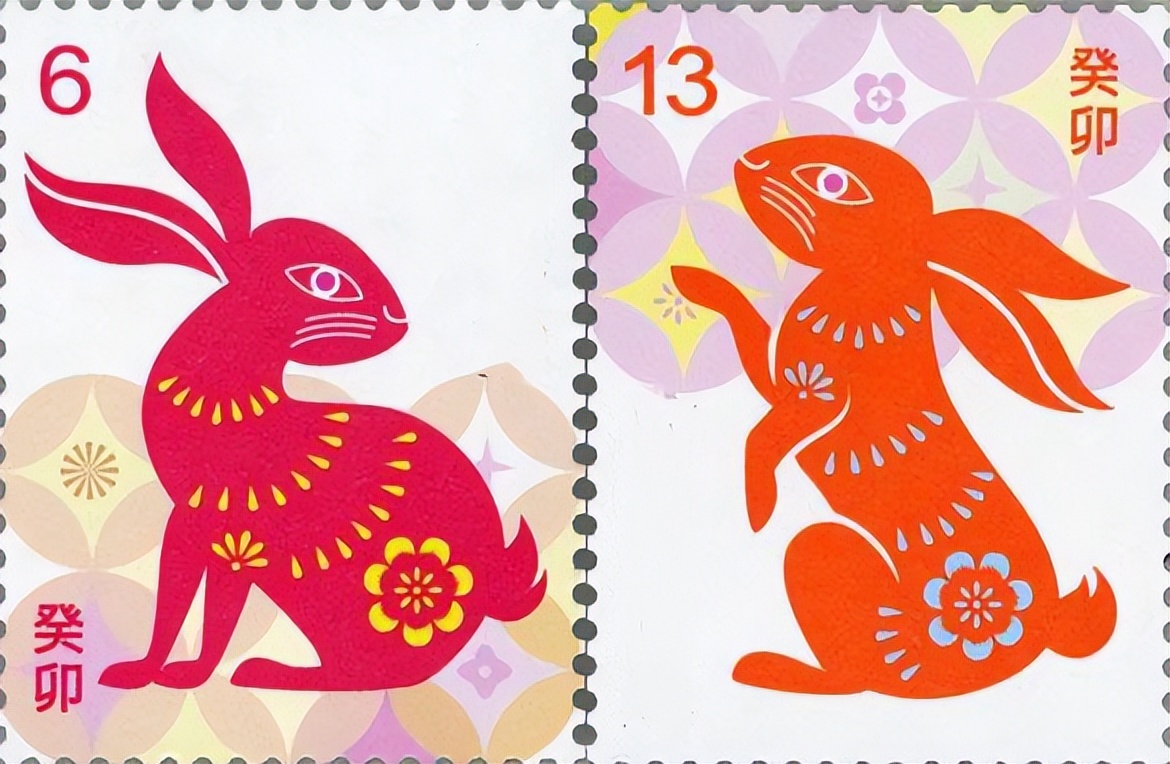 各国各地区兔年邮票,兔年邮票台湾日本