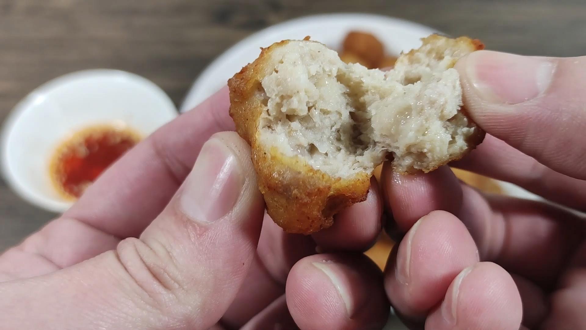 炸丸子不要水的方法,炸丸子不要鸡蛋的做法