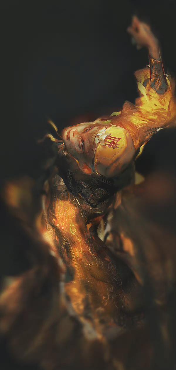 画个孙悟空很帅,她画的画栩栩如生