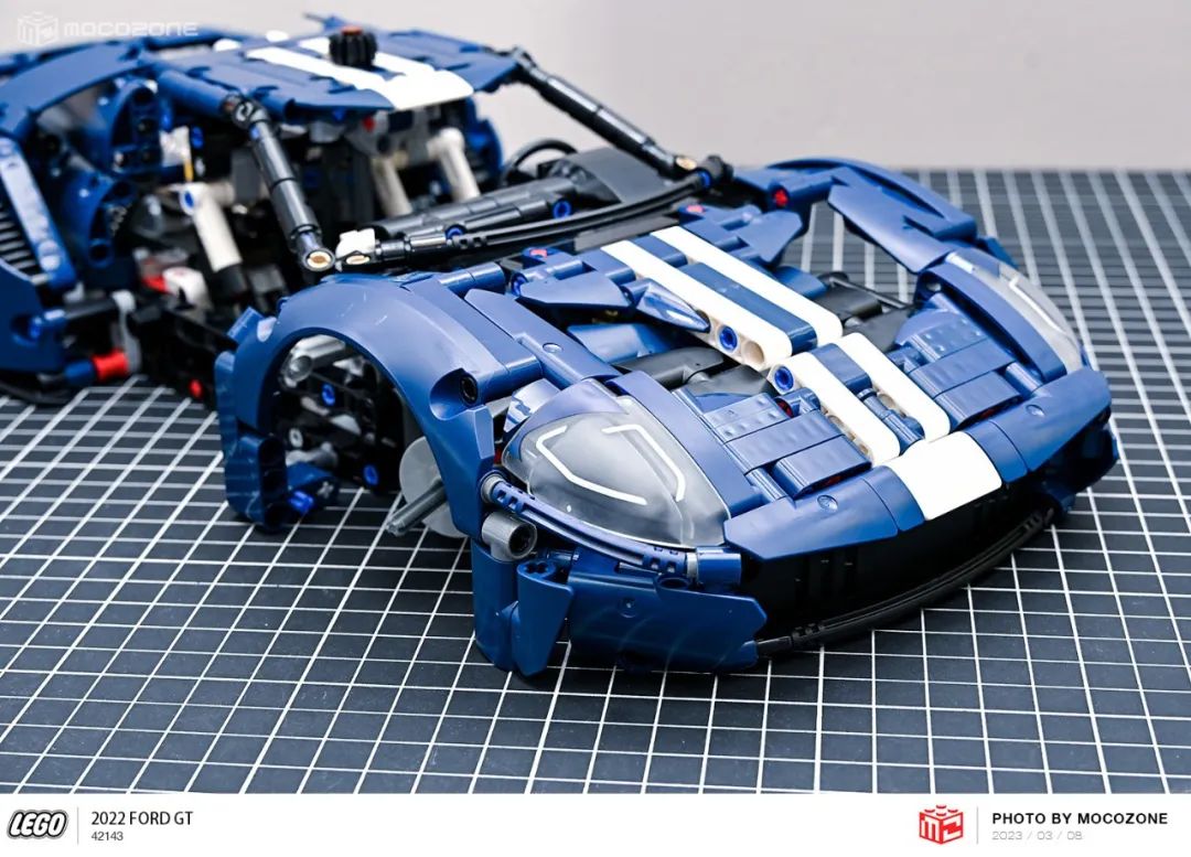 乐高积木福特gt跑车,福特gt2022