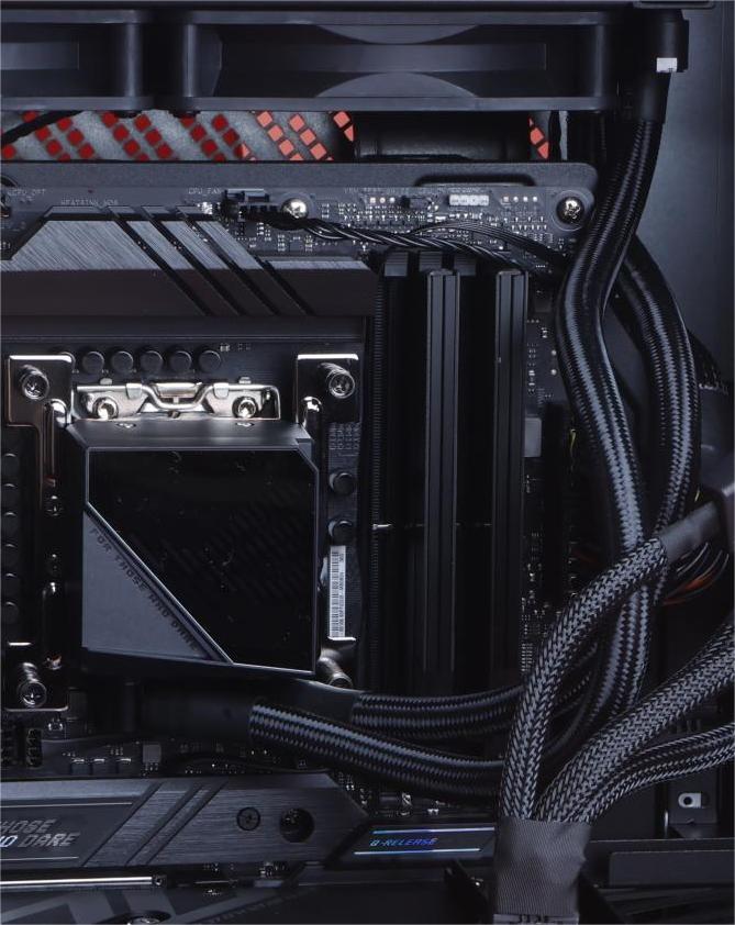 ROG分体水冷主机测评,rog枪神x水冷旗舰电竞游戏台式机