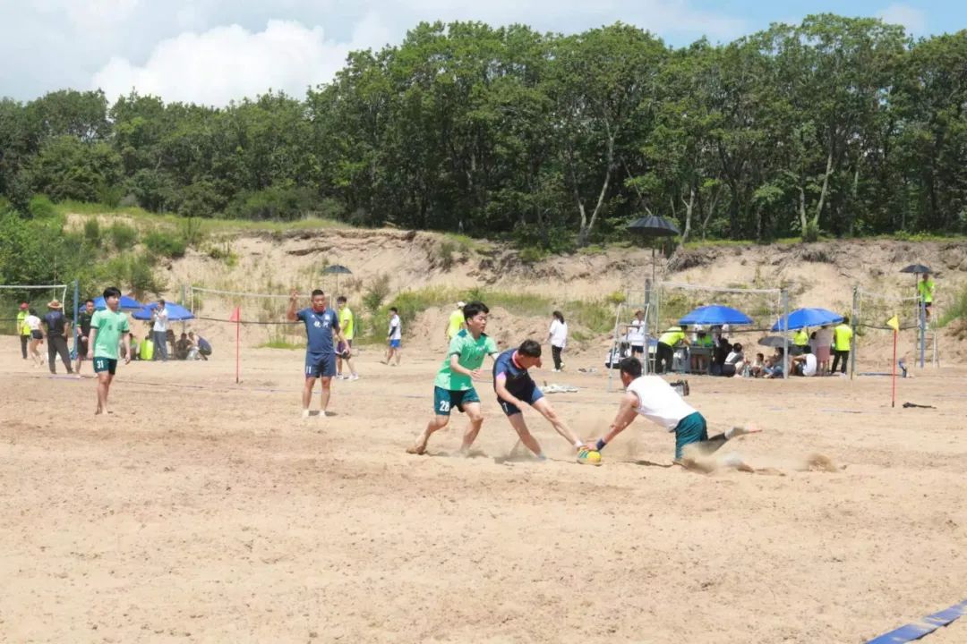鸡西首届兴凯湖杯,兴凯湖沙滩足球比赛