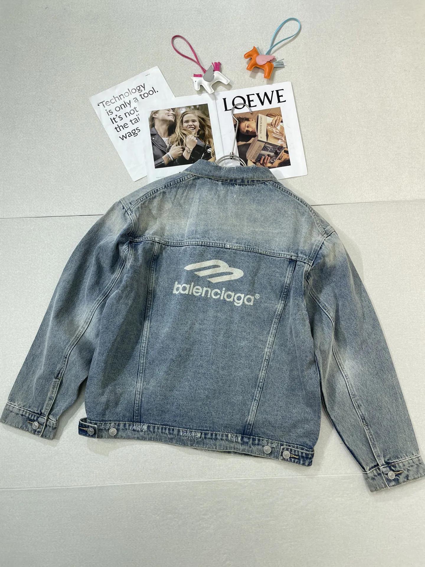 balenciaga鎷艰壊绔嬮鎷夐摼澶瑰厠澶栧,balenciaga娑傞甫鐗涗粩澶栧鐢锋