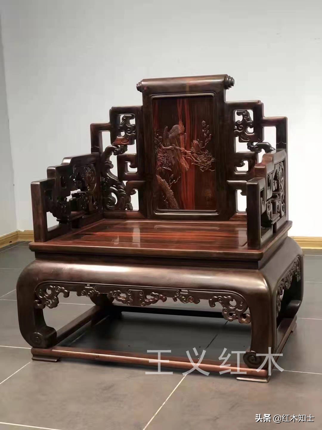 大红酸枝沙发最好的款式,大红酸枝明式简约沙发