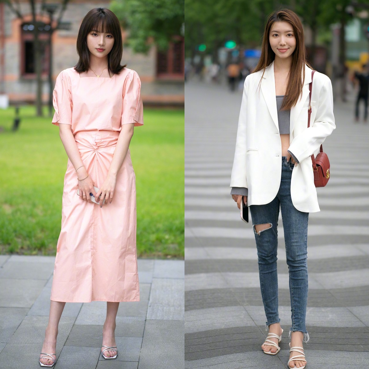 今年最流行凉鞋中跟圆头鞋,今年开春小白鞋失宠了