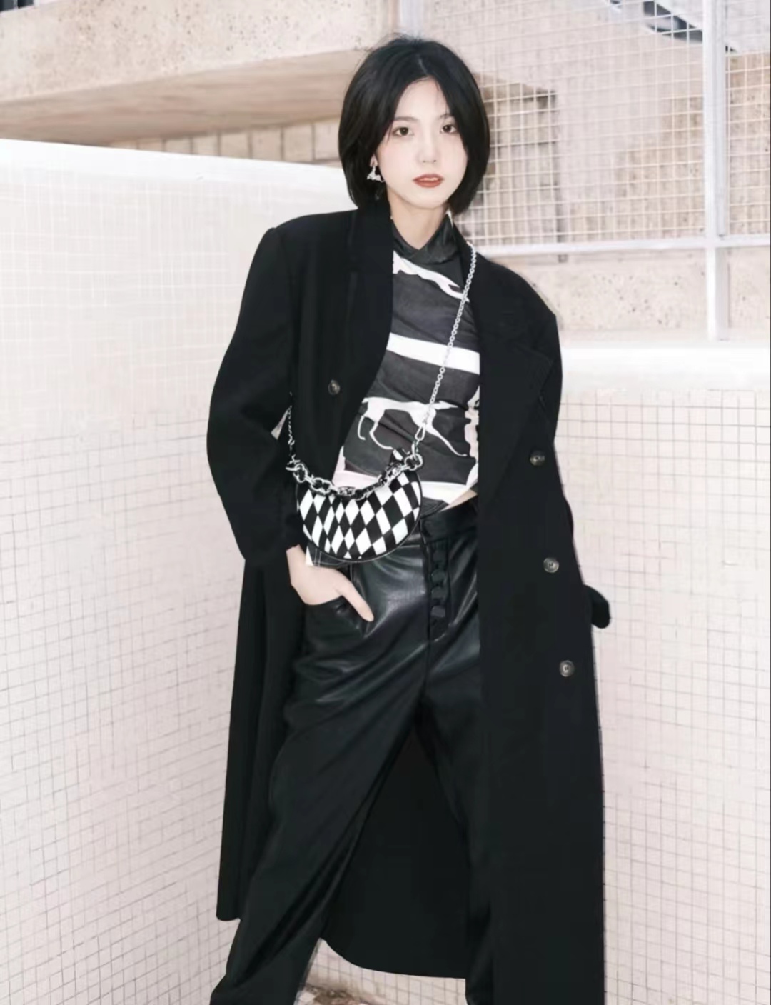 19套长款大衣内搭推荐,层次分明显高显瘦