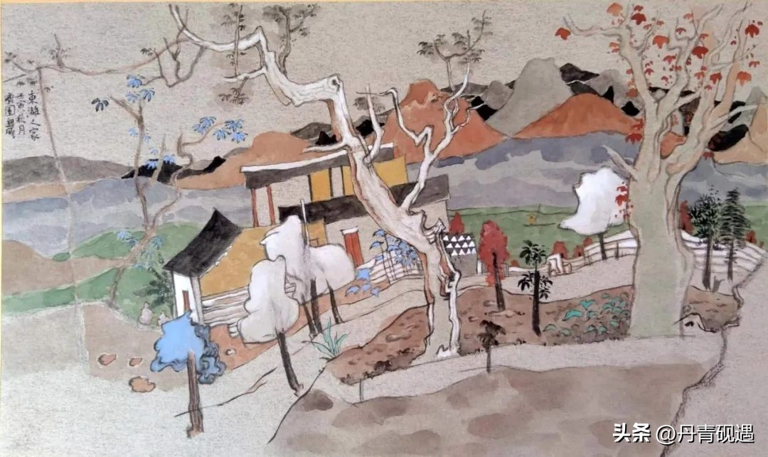 当代山水重彩画名家,张姝山水画