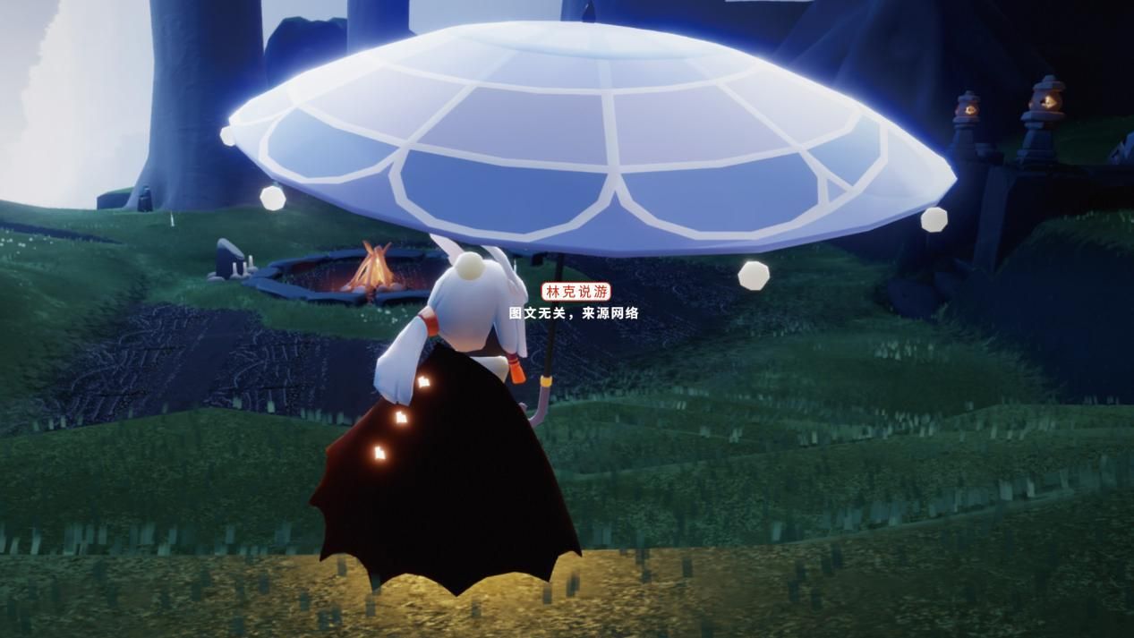 光遇测试服为什么有那么多蜡烛,光遇测试服新大伞能避雨吗