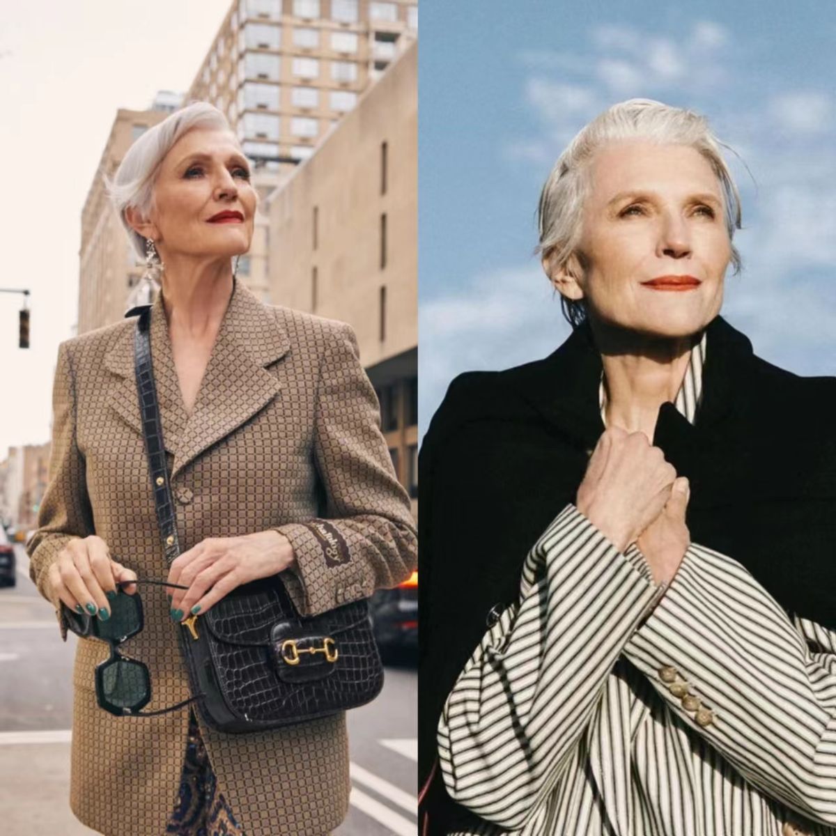 65岁奶奶的穿搭时髦大气又减龄,如何将奶奶装穿搭出高级感