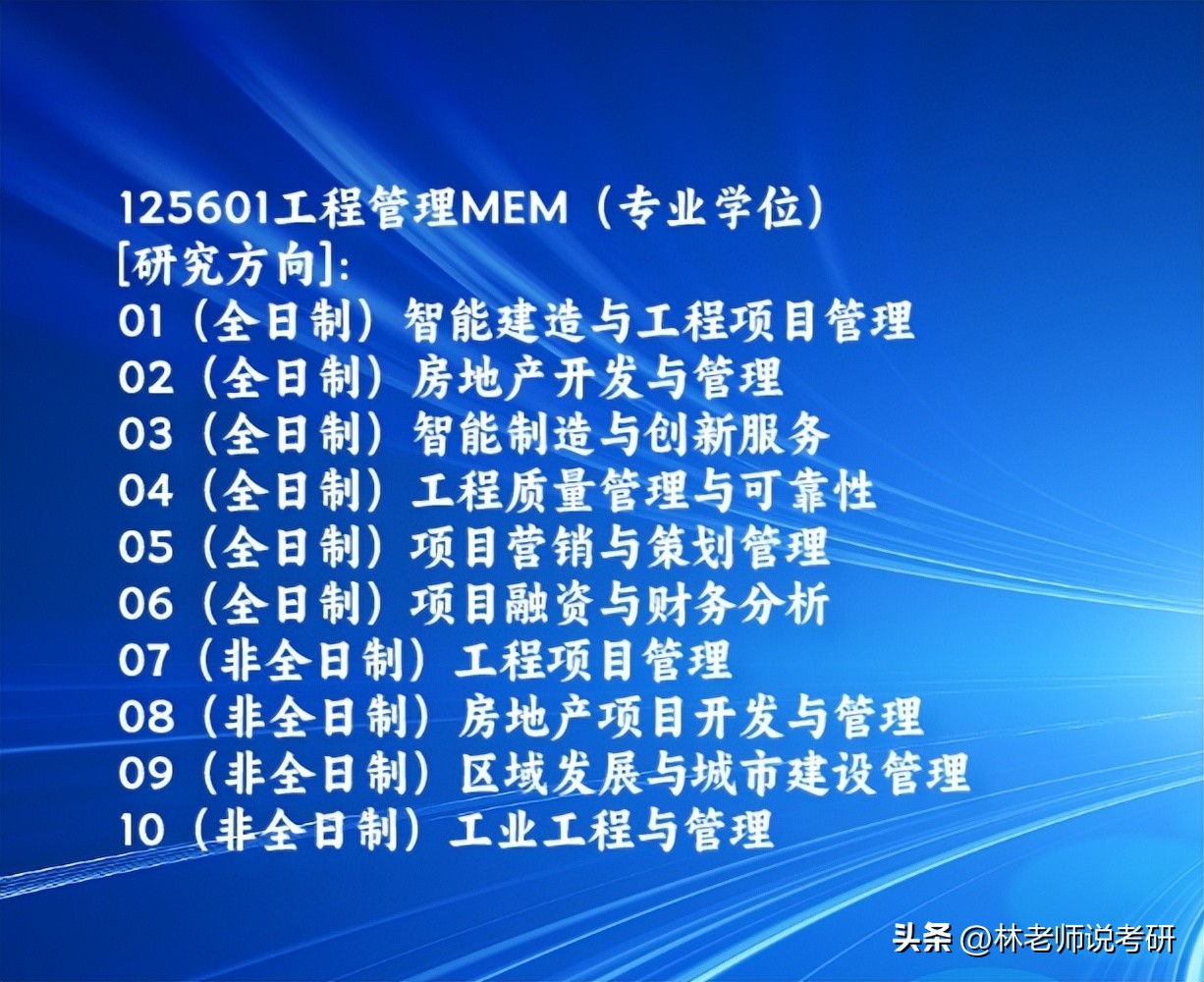 南京工业大学mem工程管理硕士,如何择校mem工程管理硕士院校推荐