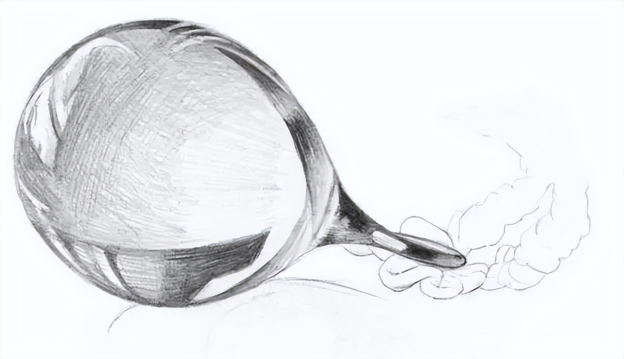 画出玻璃的质感,零基础可以描摹的画