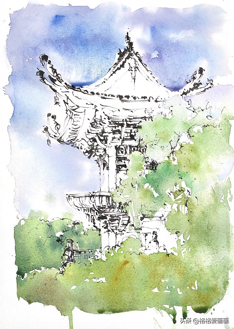 画夹的正确使用方法写生,背着画夹出去写生